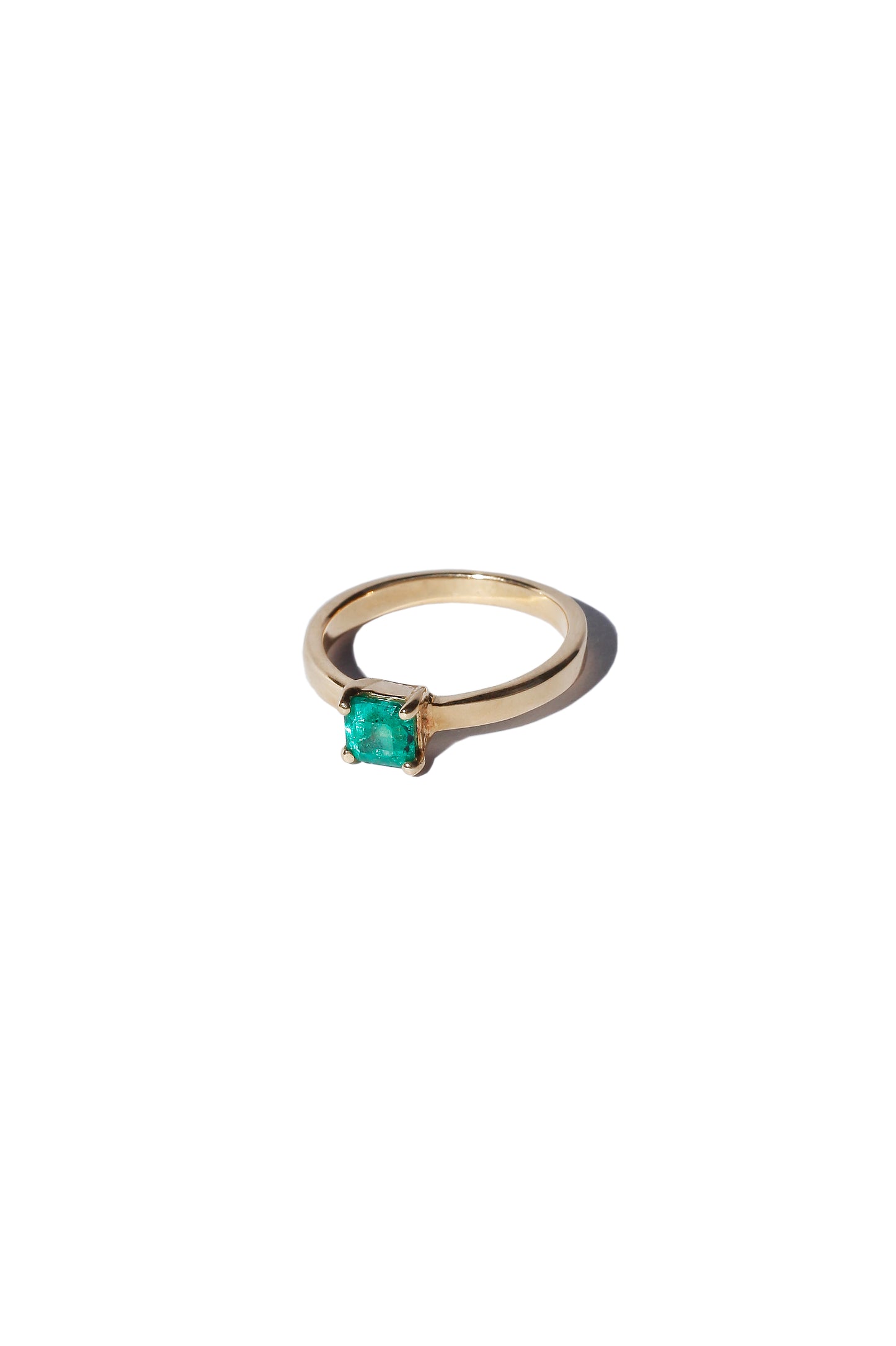 Anillo Solitario Cristal Cuadrado