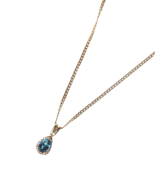 Cadena & Dije Topacio Lagrima