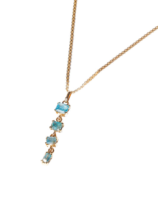 CADENA Y DIJE CASCADA DE EUCLASAS