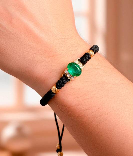 Pulsera Hombre Esmeralda